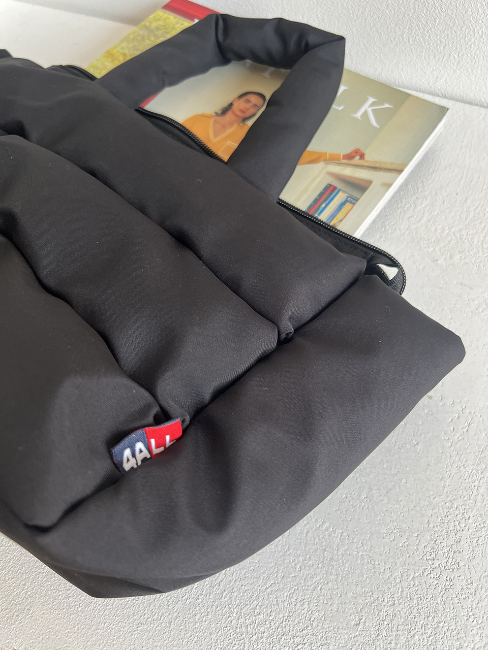 High-pressure quilted mini Boston bag