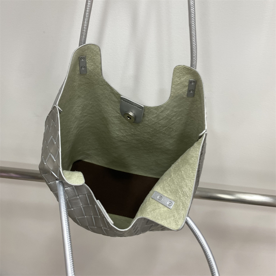 [Pouch Set] Classic Leather Square Tote Bag/Shoulder Bag