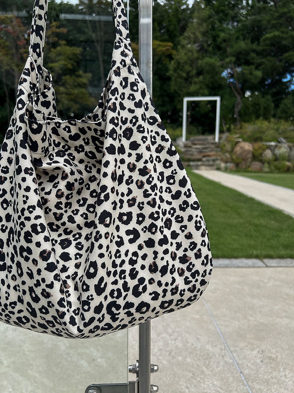 Leopard print eco bag