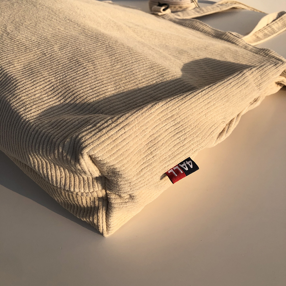 Corduroy eco bag