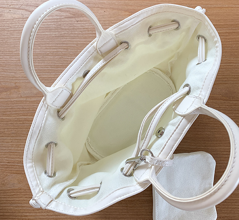 Canvas bag pouch set