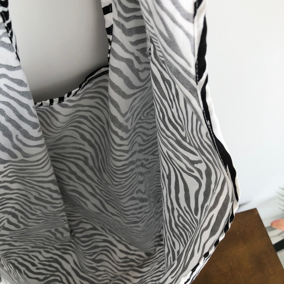 Zebra Big Shoulder Eco Bag