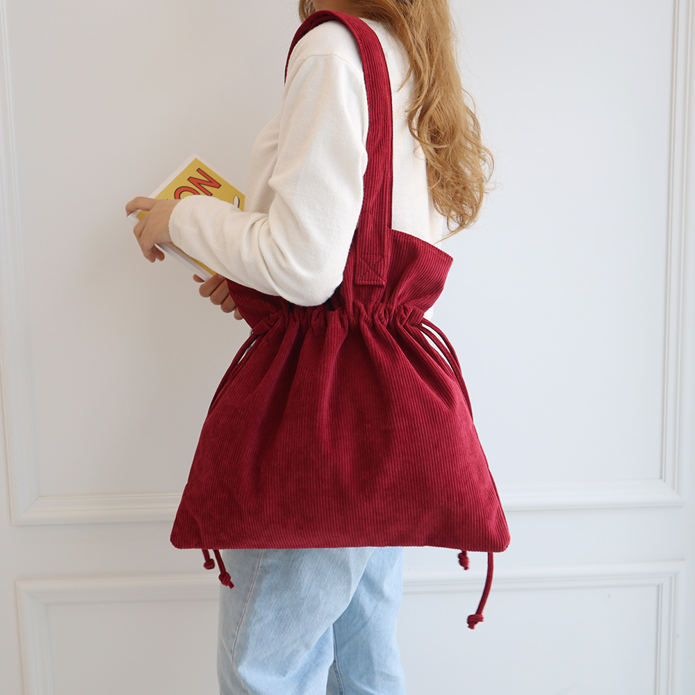 Corduroy Big Shoulder Eco Bag