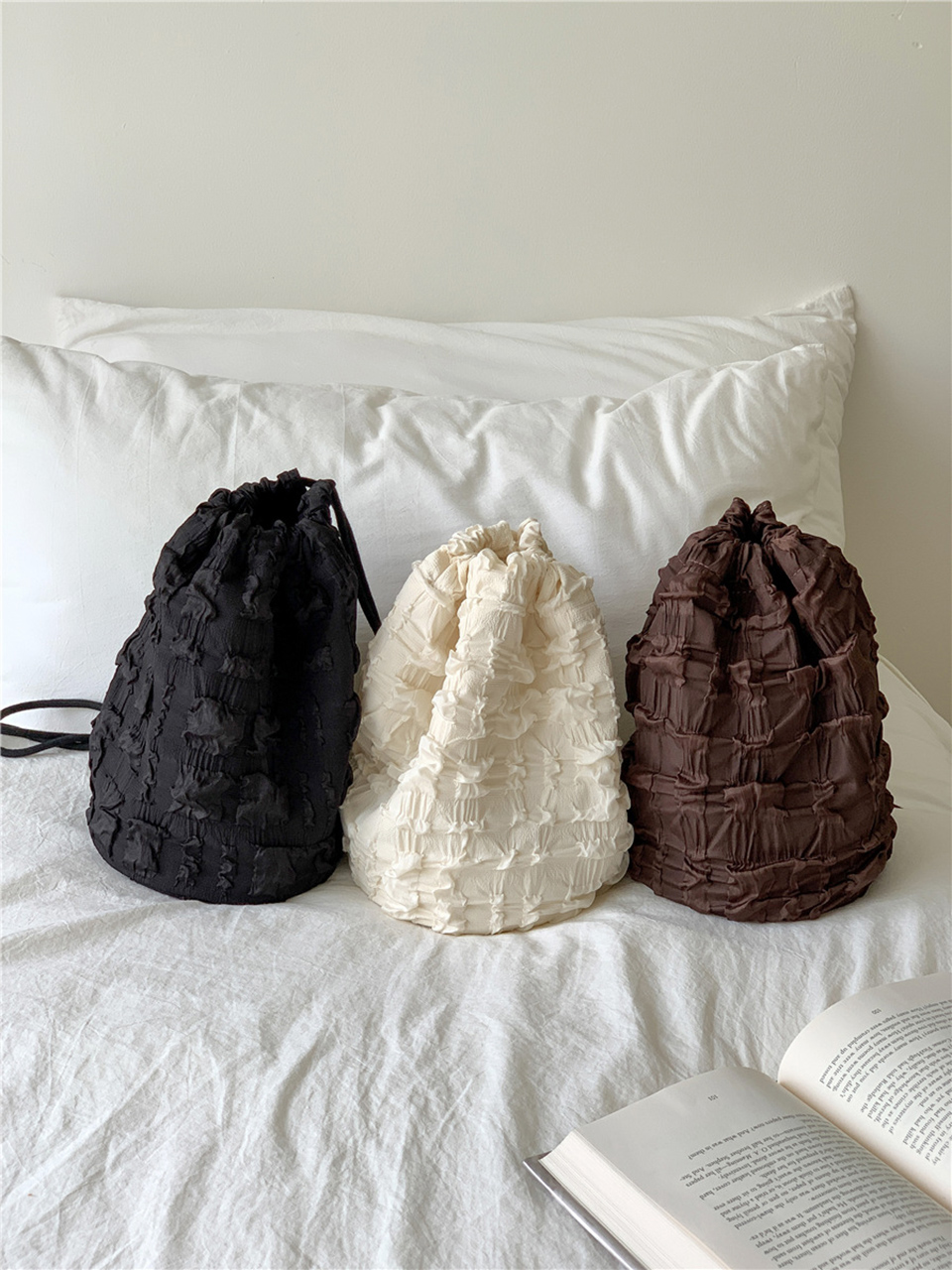 Bubble Lace Quilted Mini Backpack