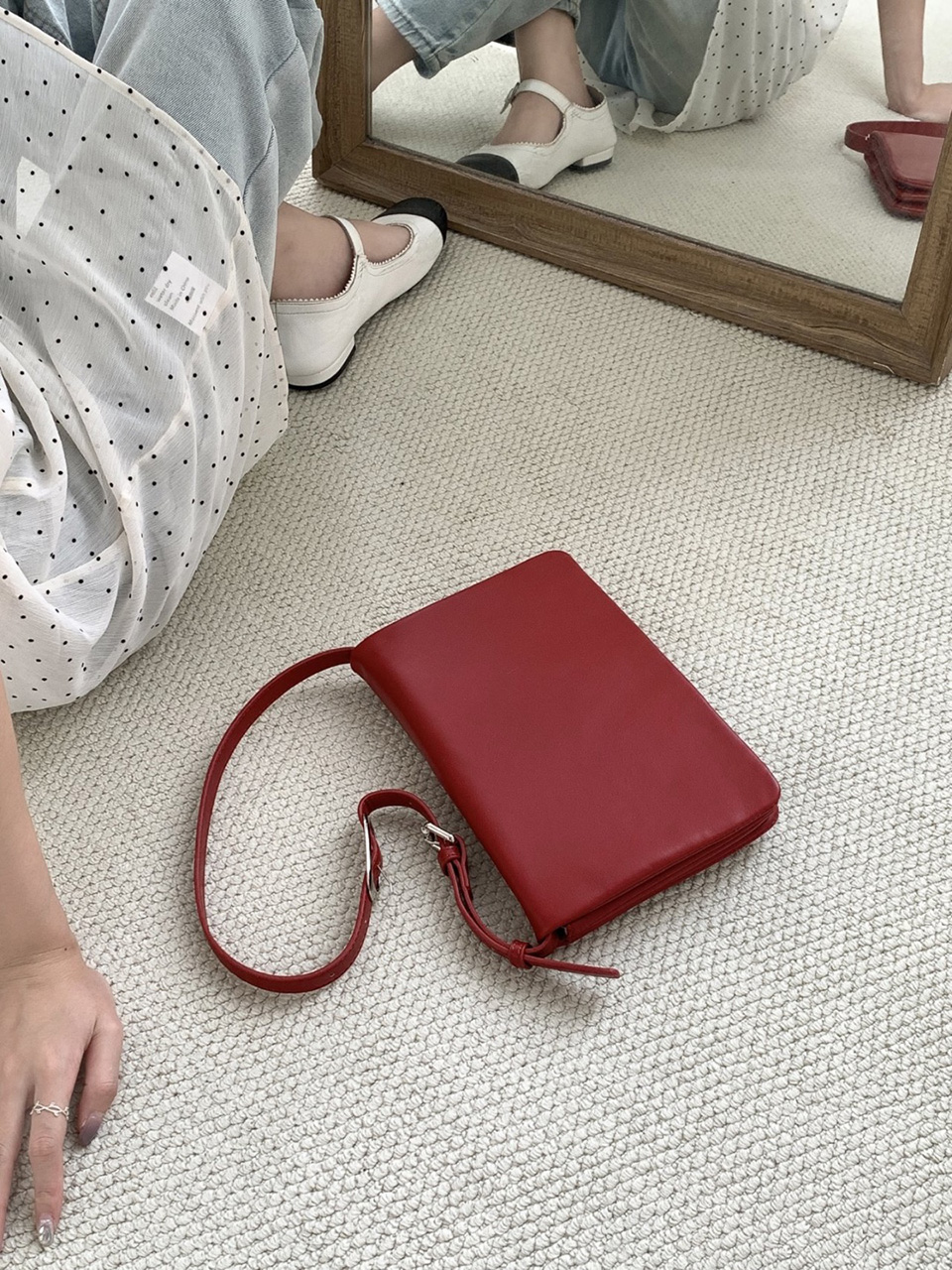 Square Mini Shoulder Bag (4 colors)