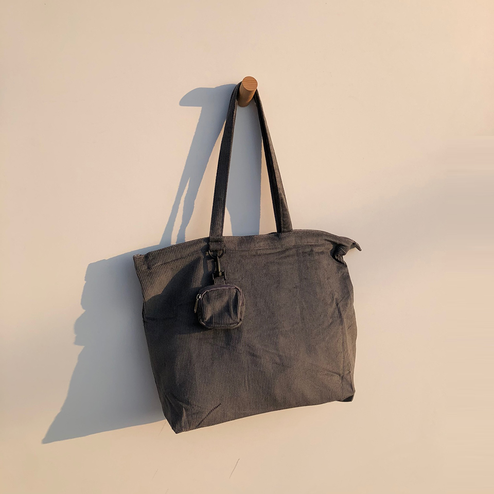Corduroy eco bag
