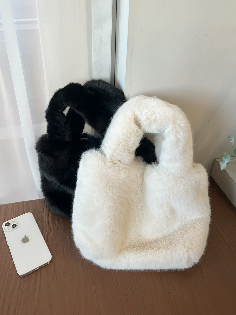 Fluffy fur mini bag (6 colors)