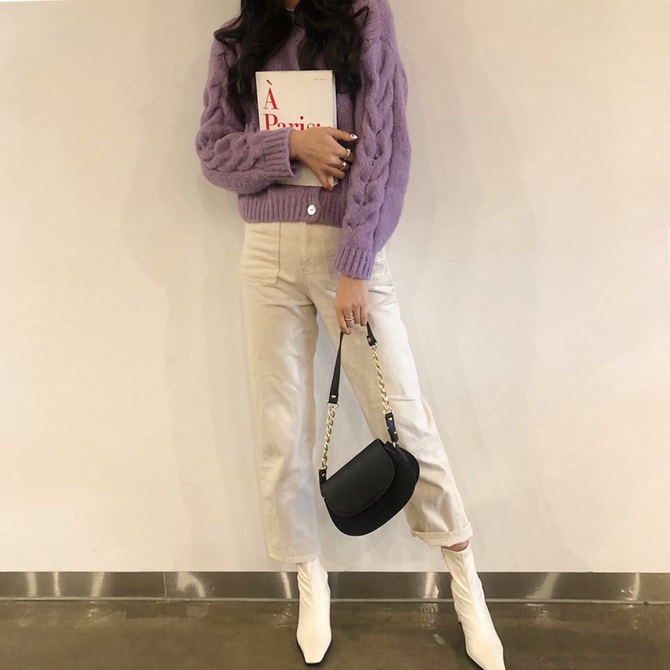 Soft chain mini shoulder bag (with cross strap)