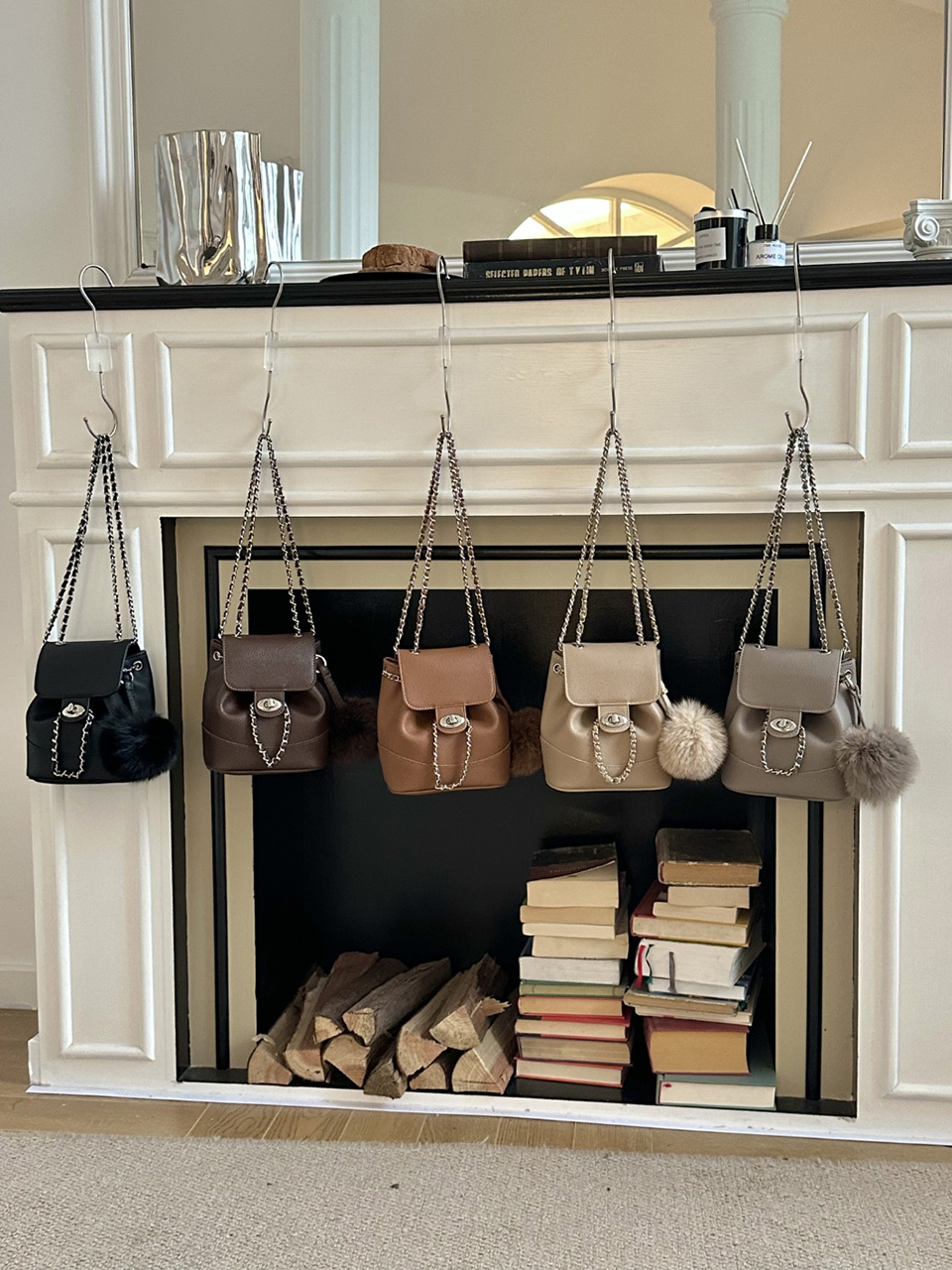 [Fur Keychain Included] Boel Mini Chain Shoulder Bag
