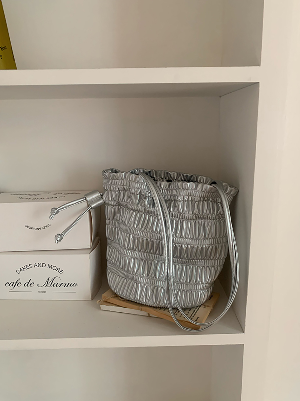 Lauren Fritz Shirring Shoulder Bag