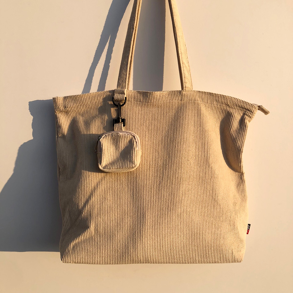Corduroy eco bag