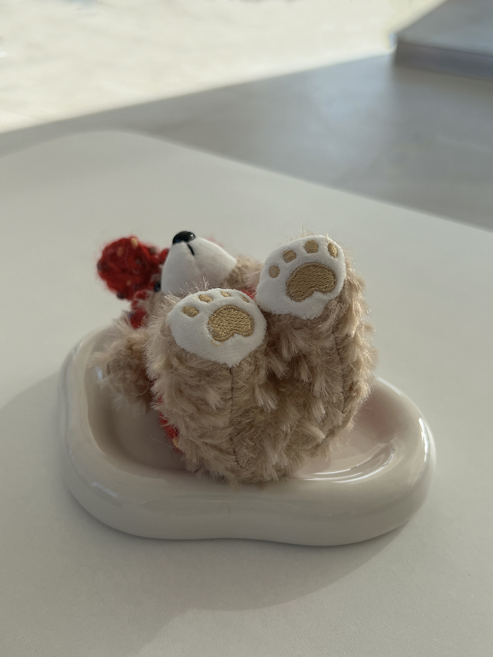 Teddy bear doll charm