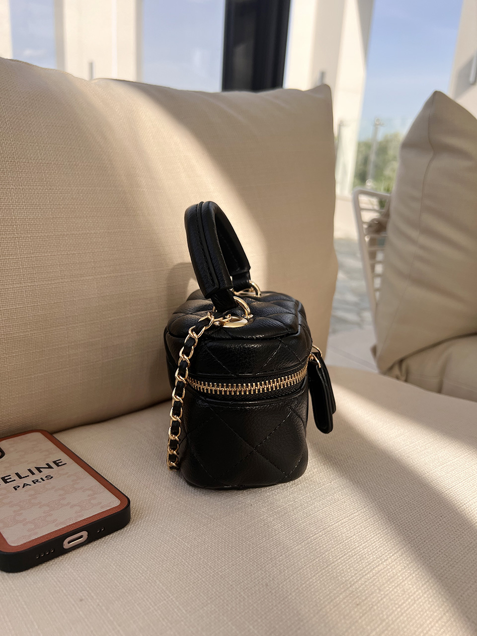 Mini Quilted Chain Crossbody Bag (4 colors)