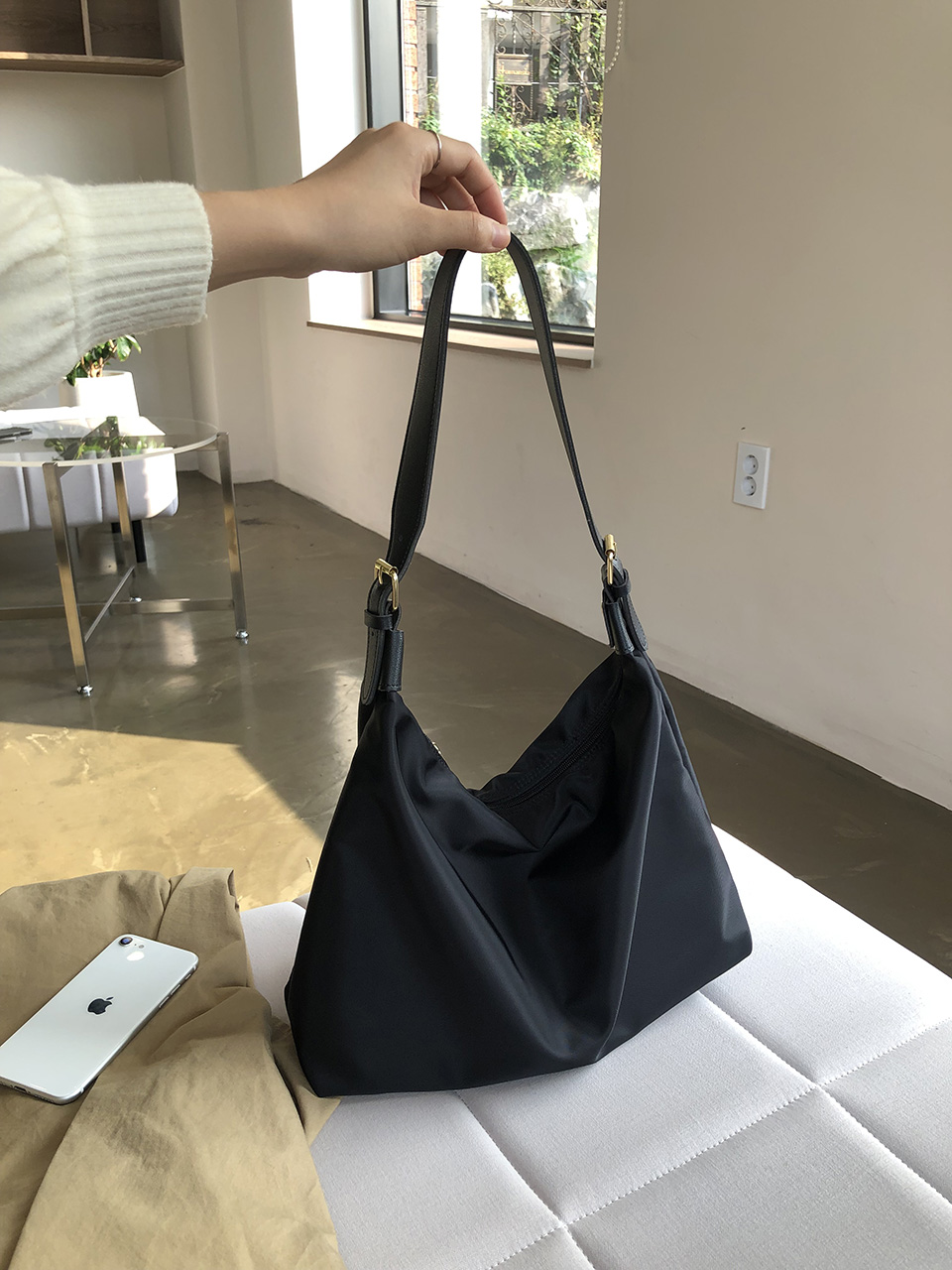 [Waterproof] Shoulder Eco Bag (3 colors)