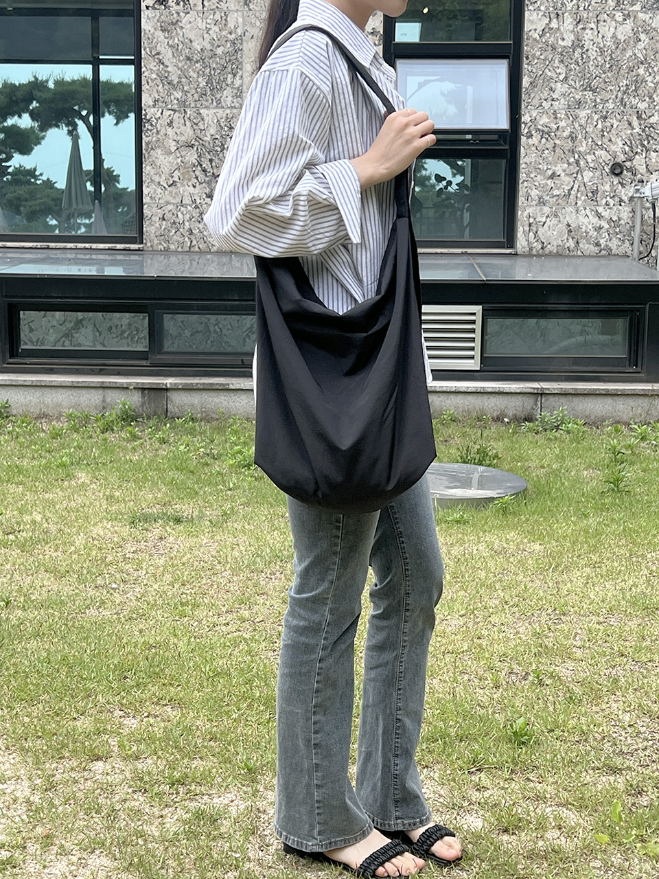 Nylon shoulder bag