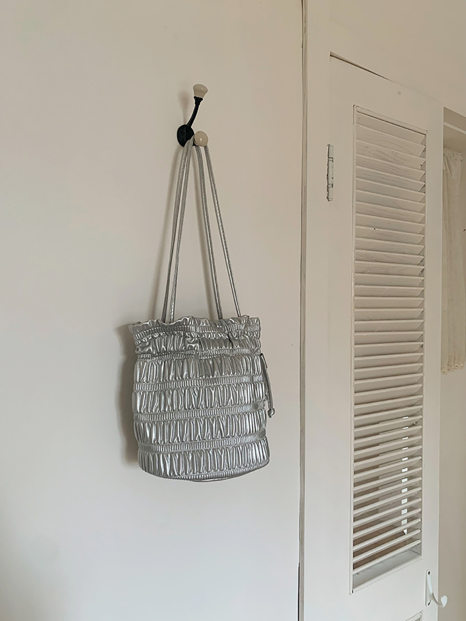 Lauren Fritz Shirring Shoulder Bag