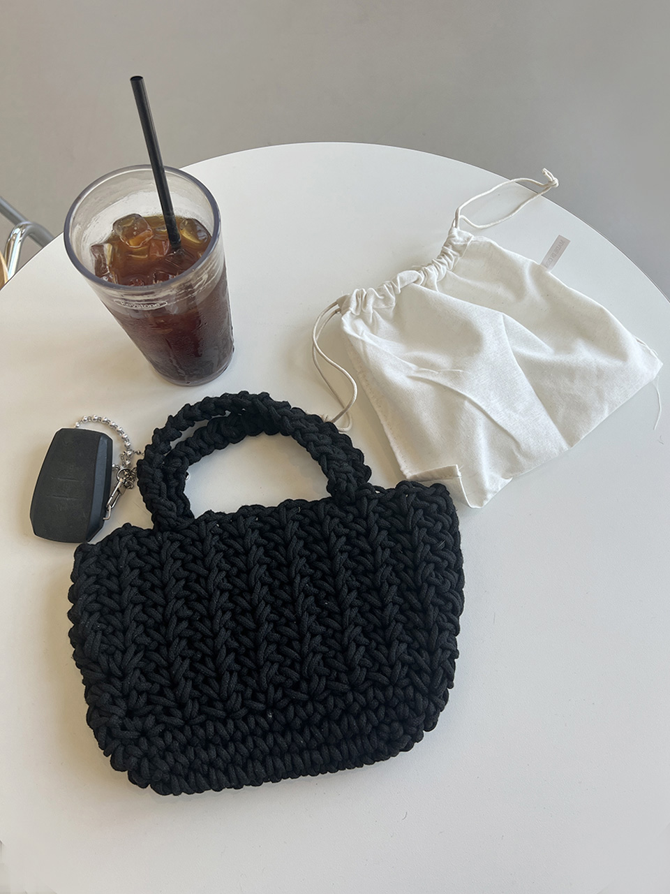 Crochet Mini Tote Bag (6 colors)