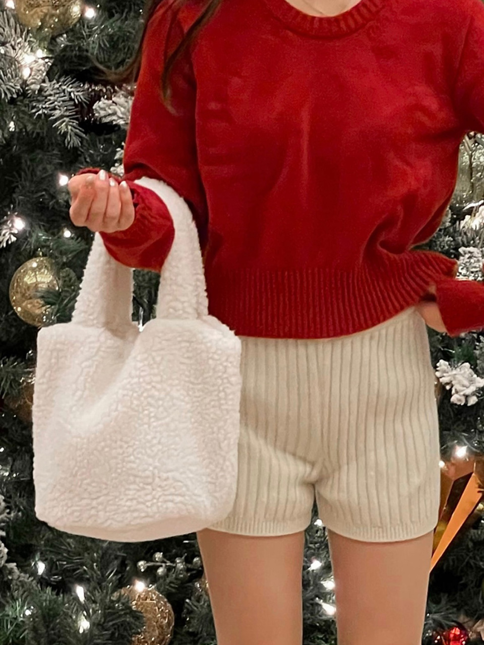 Mini Boa Tote Bag (3 colors)