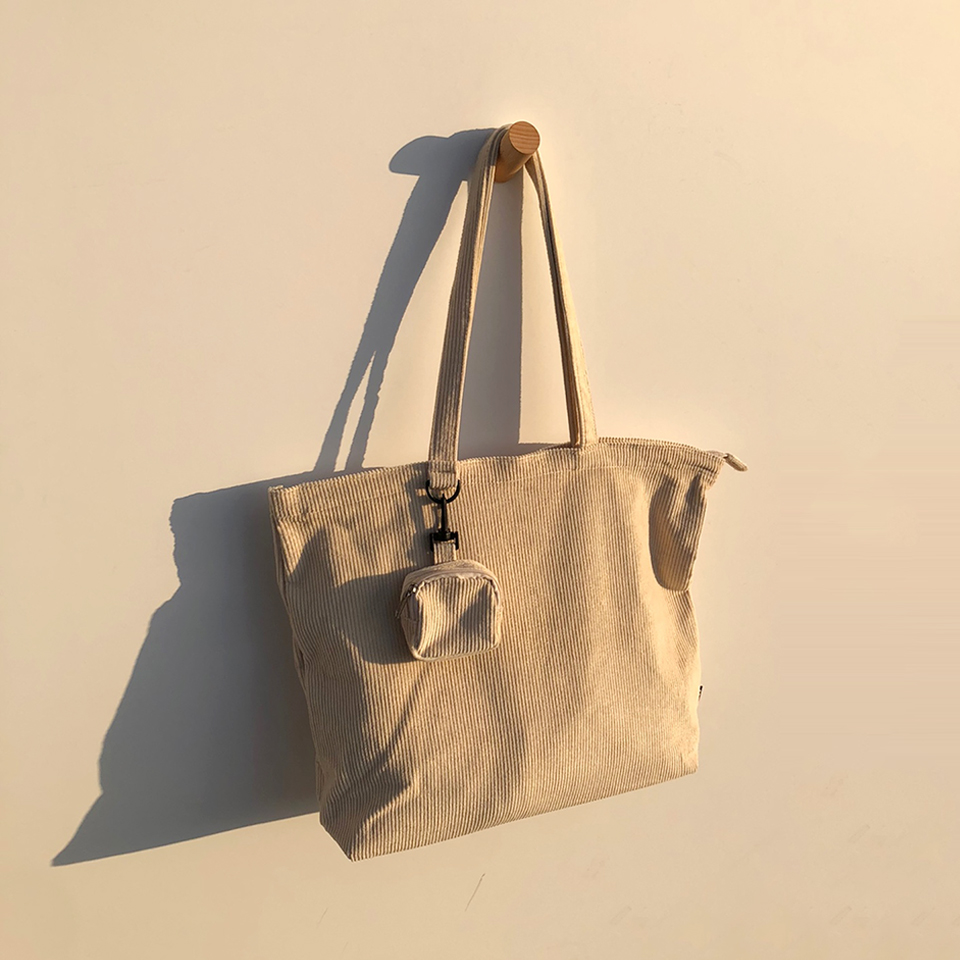 Corduroy eco bag