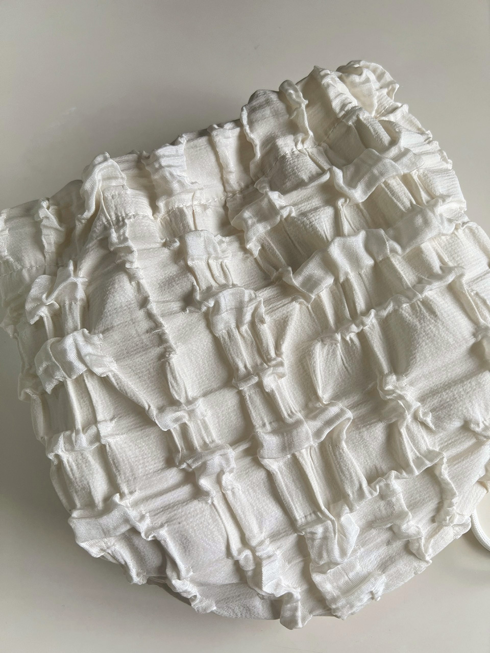 Bubble Lace Quilted Mini Backpack