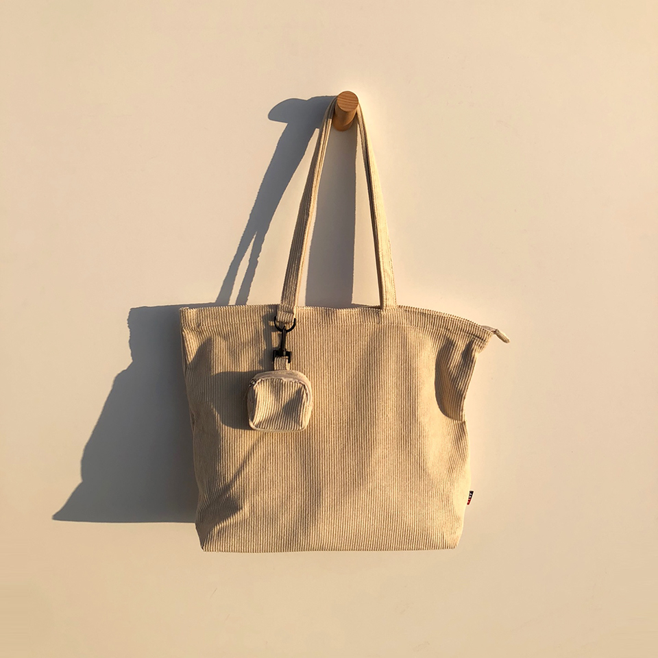 Corduroy eco bag