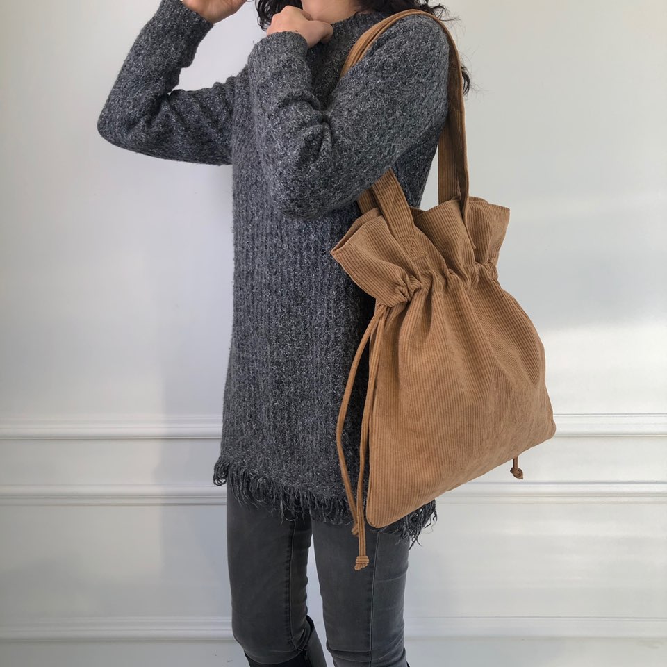 Corduroy Big Shoulder Eco Bag