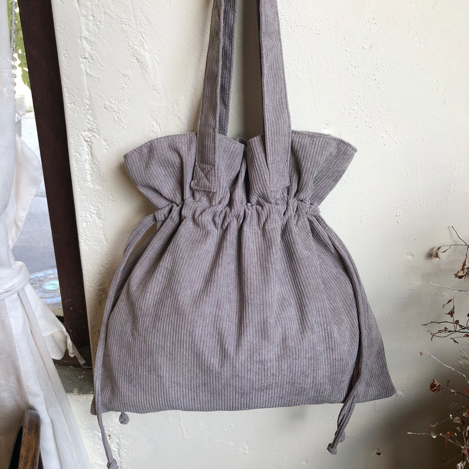 Corduroy Big Shoulder Eco Bag