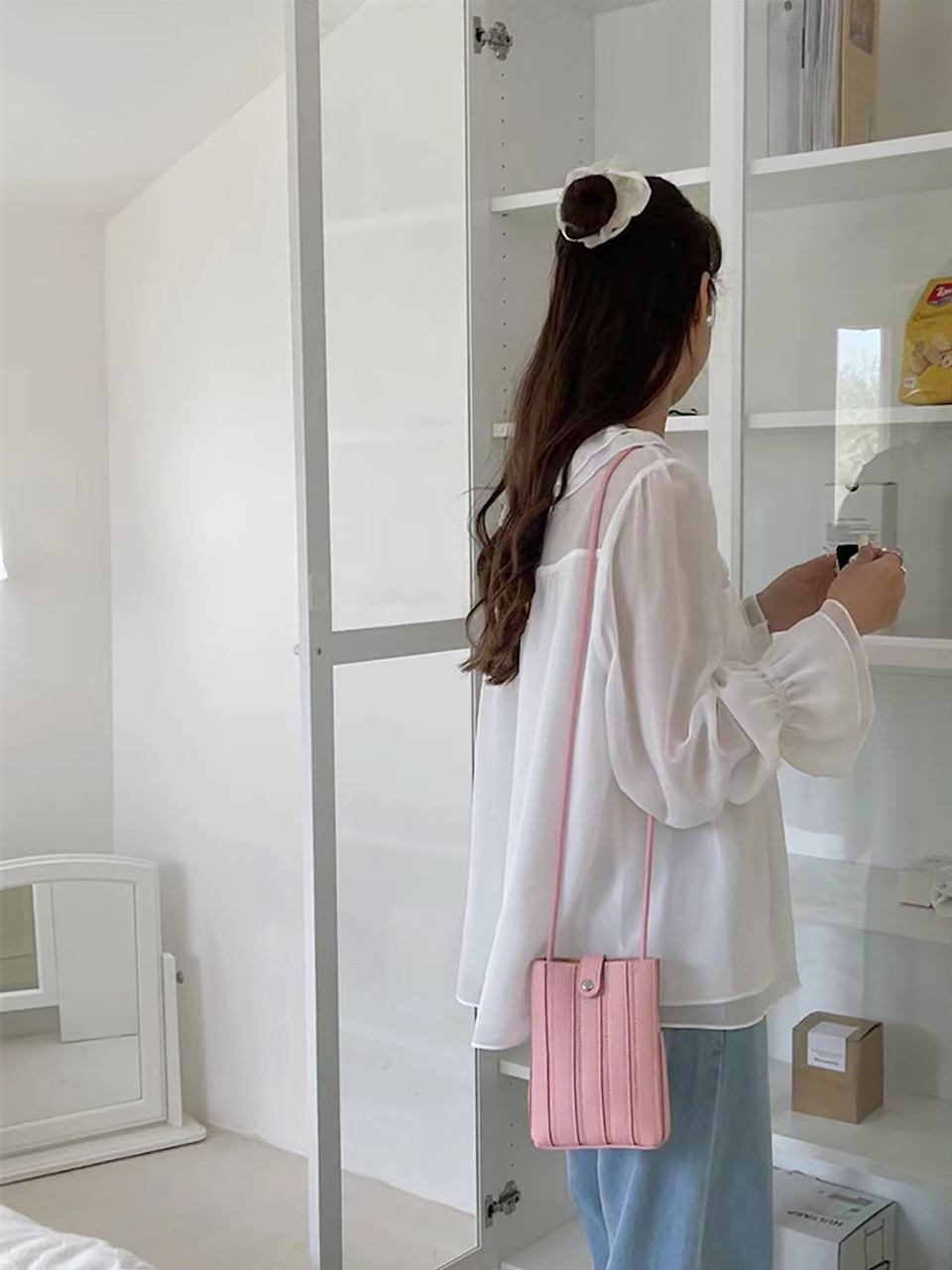 Rople Button Smartphone Bag Mini Shoulder Bag