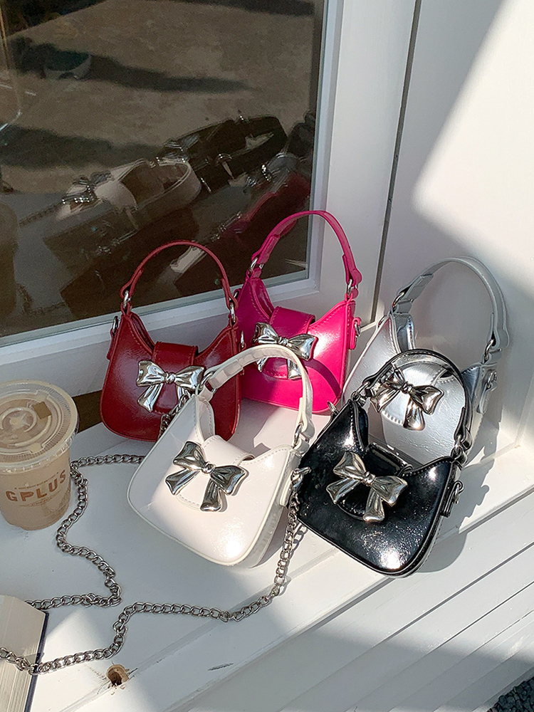 Ribbon Chain Ballet Core Mini Shoulder Bag (5 colors)