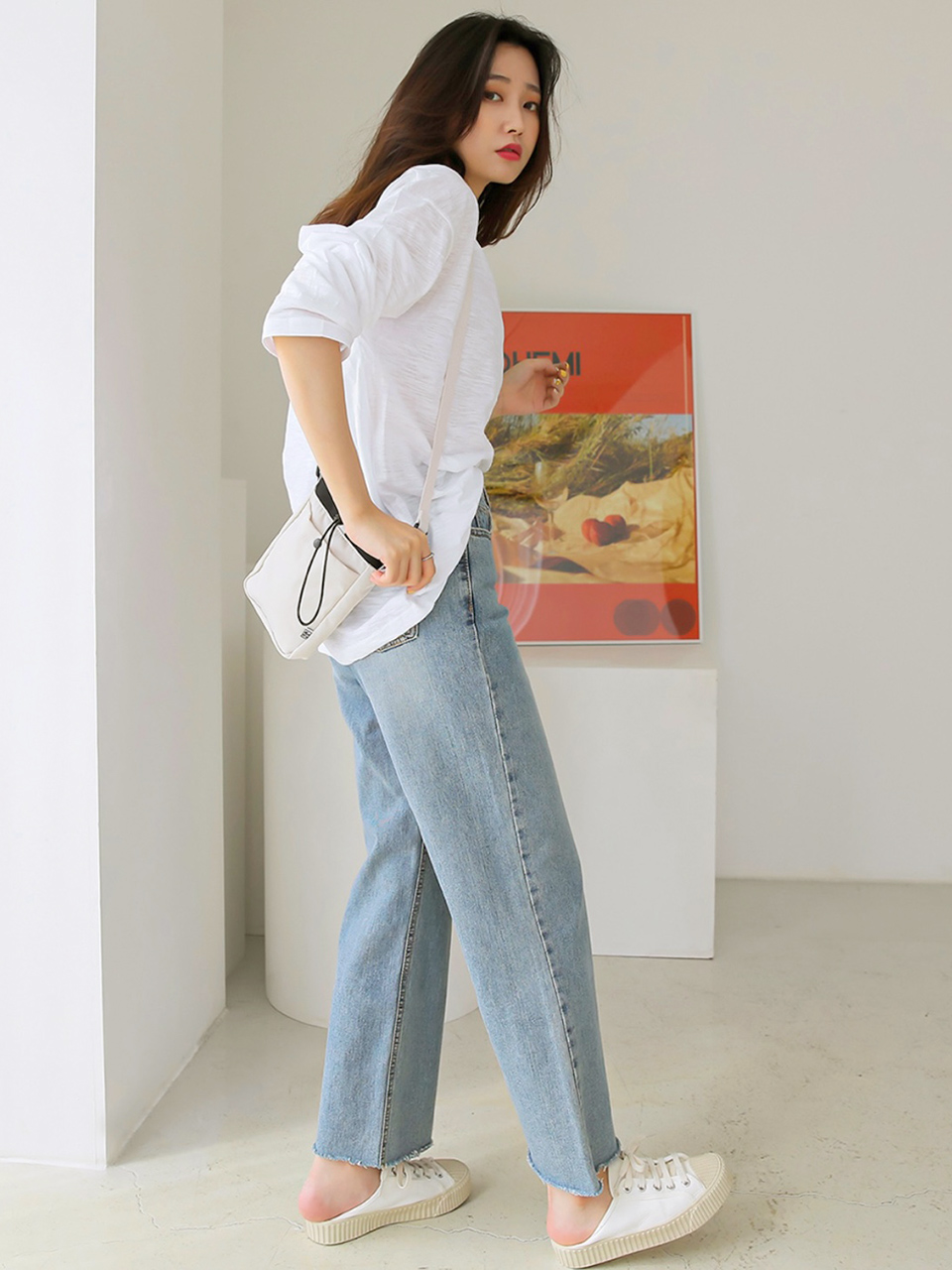 Roasted string mini crossbody bag
