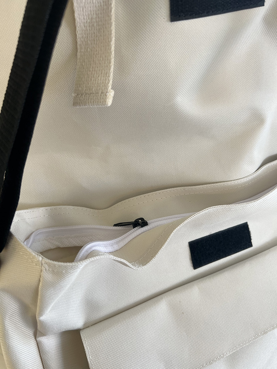 Canvas Classic Zipper Big Cross Messenger Eco Bag (2 colors)