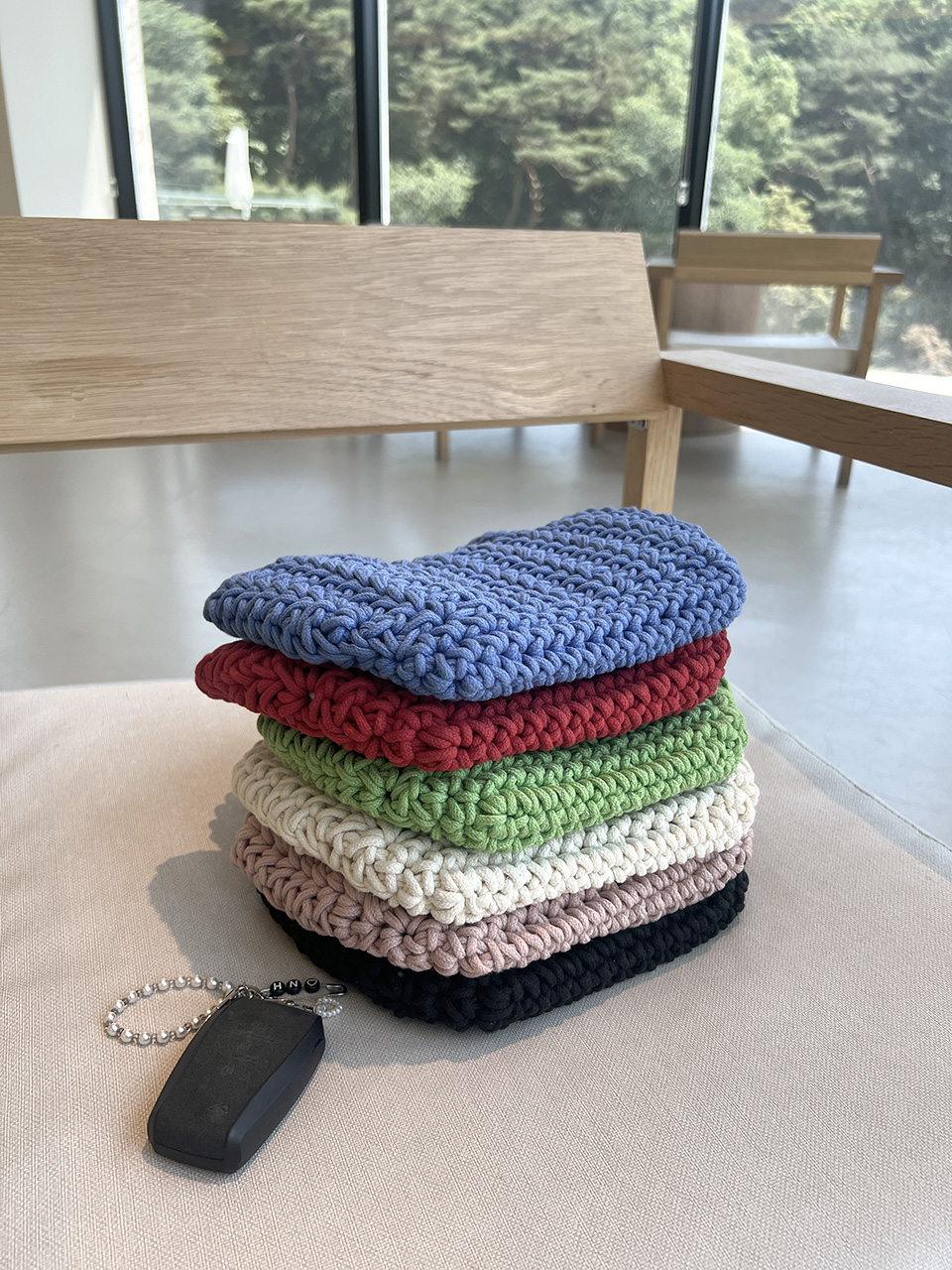 Crochet Mini Tote Bag (6 colors)