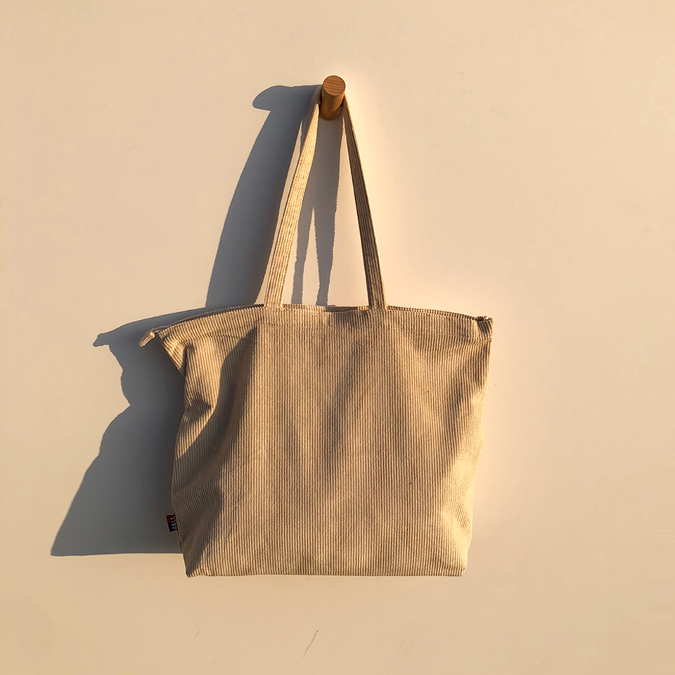 Corduroy eco bag