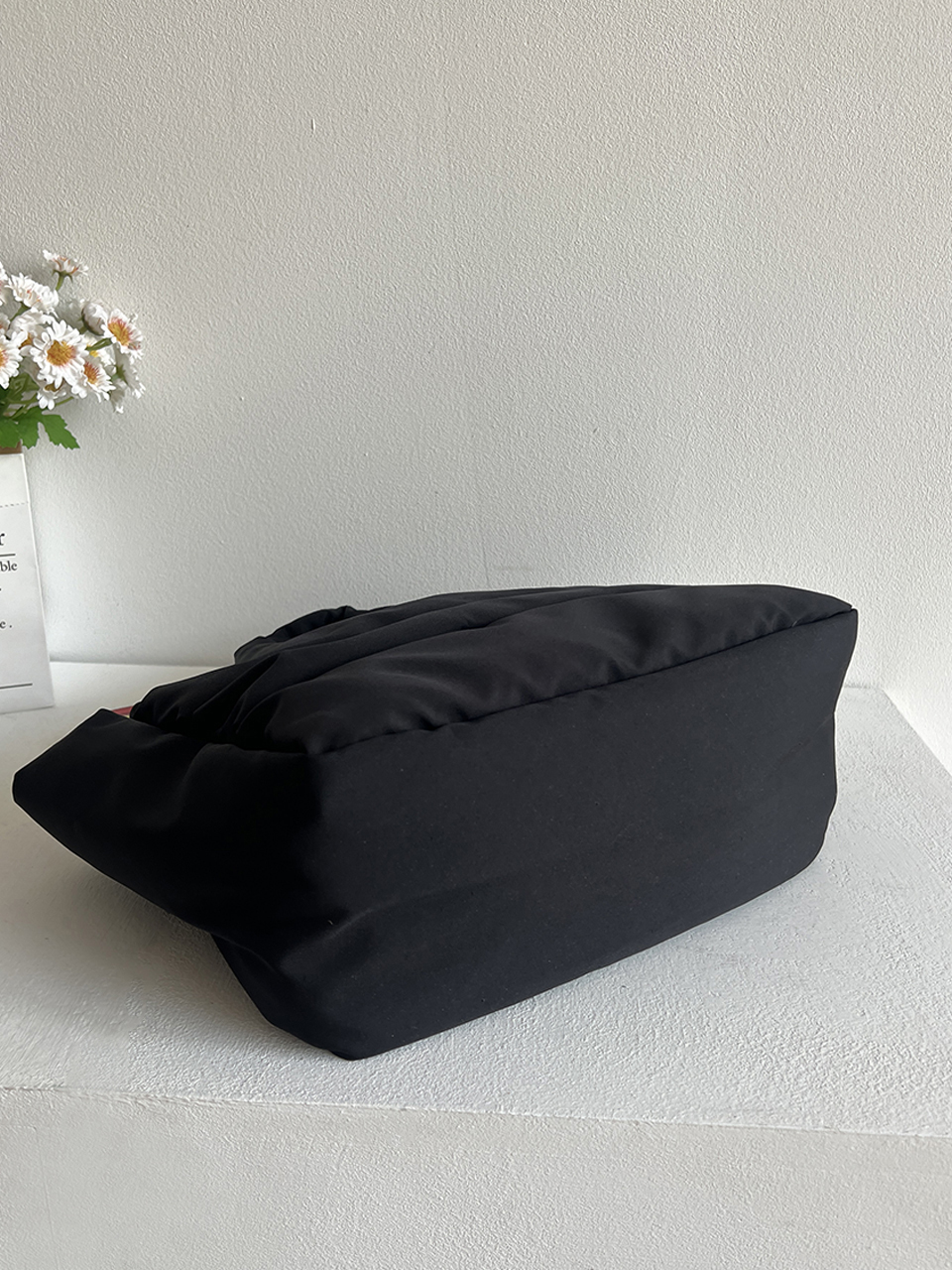High-pressure quilted mini Boston bag