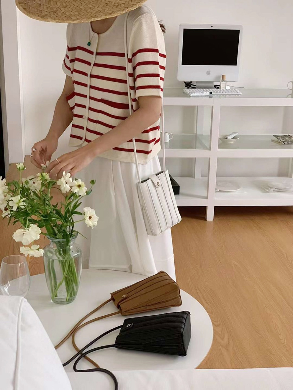 Rople Button Smartphone Bag Mini Shoulder Bag