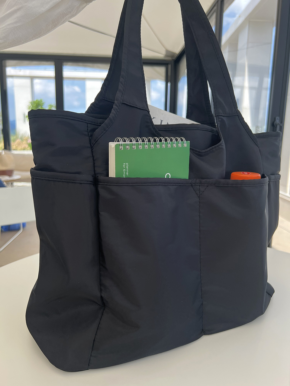 [Waterproof] Zipper Big Shoulder Bag