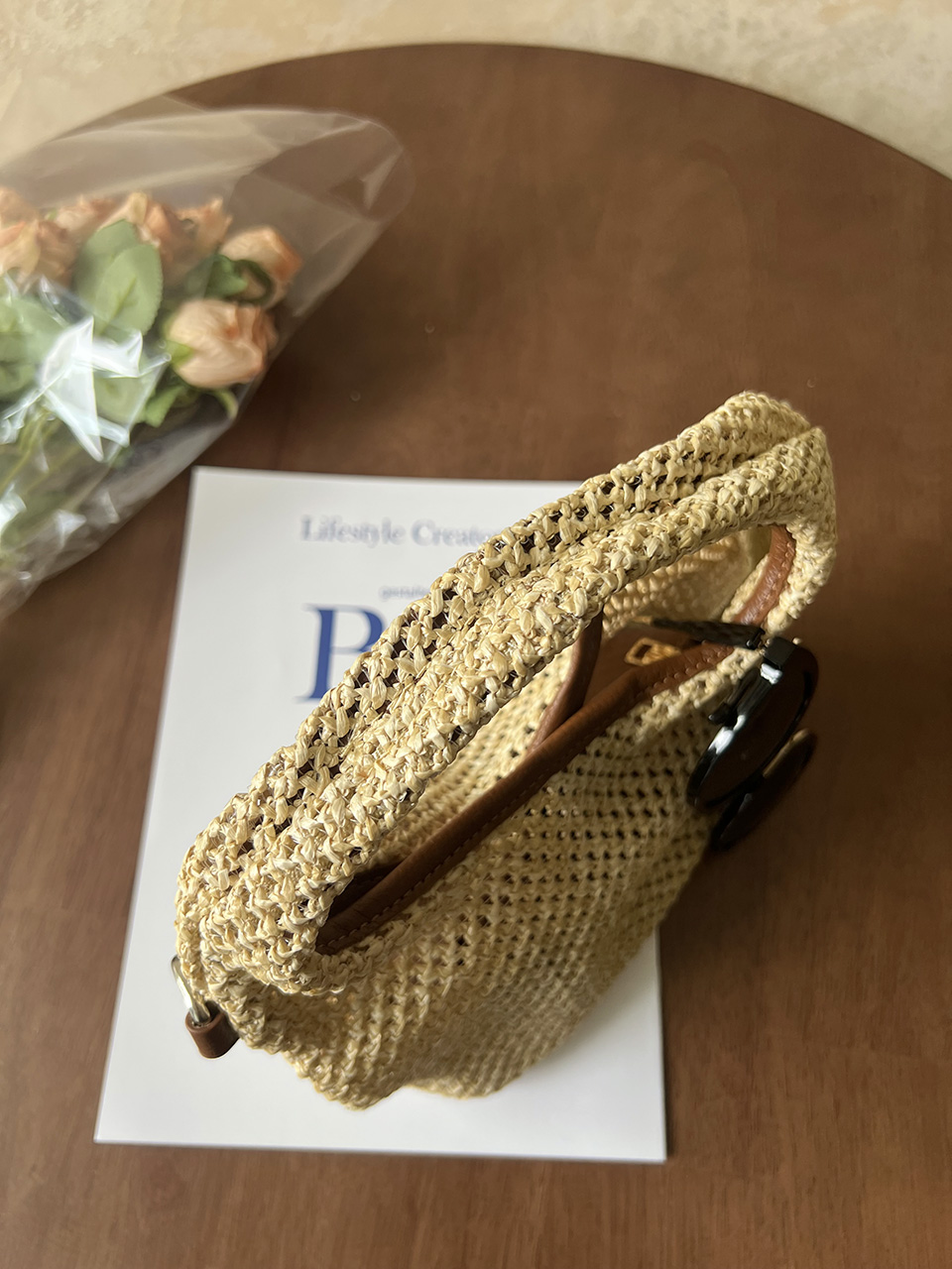 Sevier Rattan 2-Way Summer Mini Tote Bag