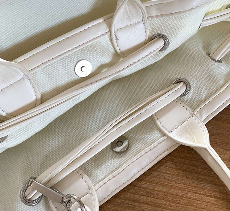 Canvas bag pouch set