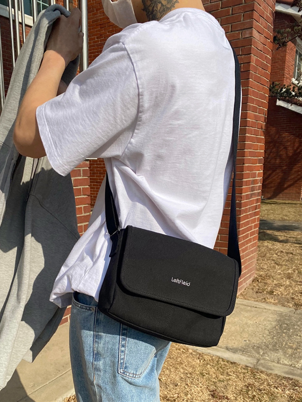 Canvas Flip Mini Shoulder Bag