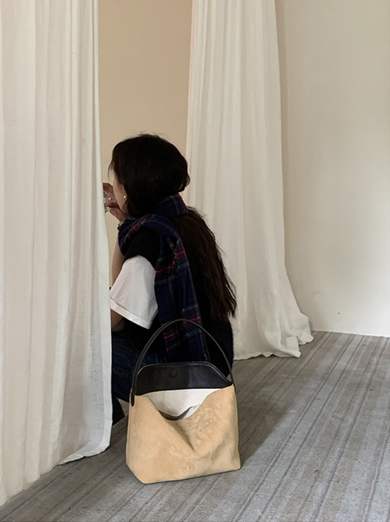 Suede bag