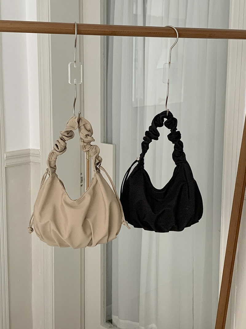 Jolly Shirred Round String Mini Shoulder Bag