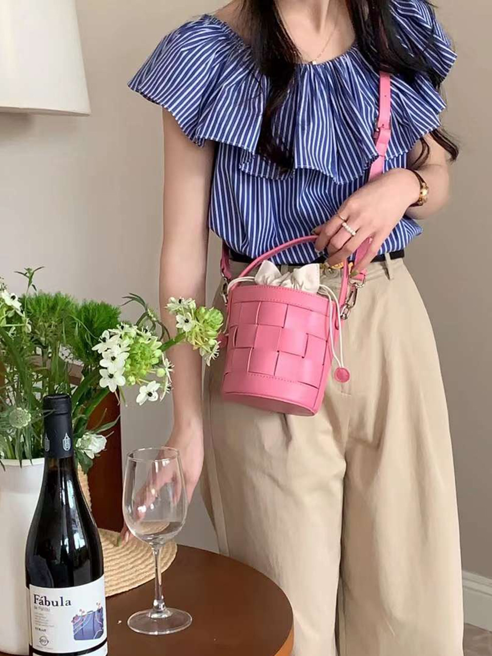 Chess Round Mini 2-Way Bag