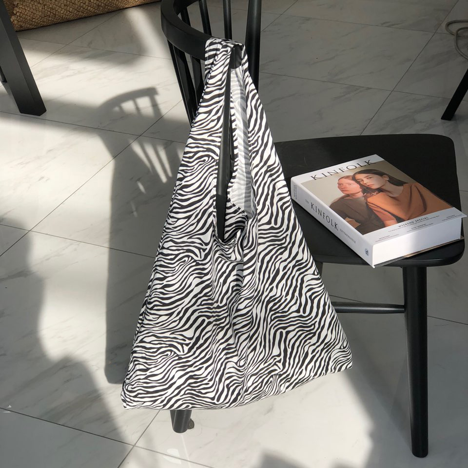 Zebra Big Shoulder Eco Bag