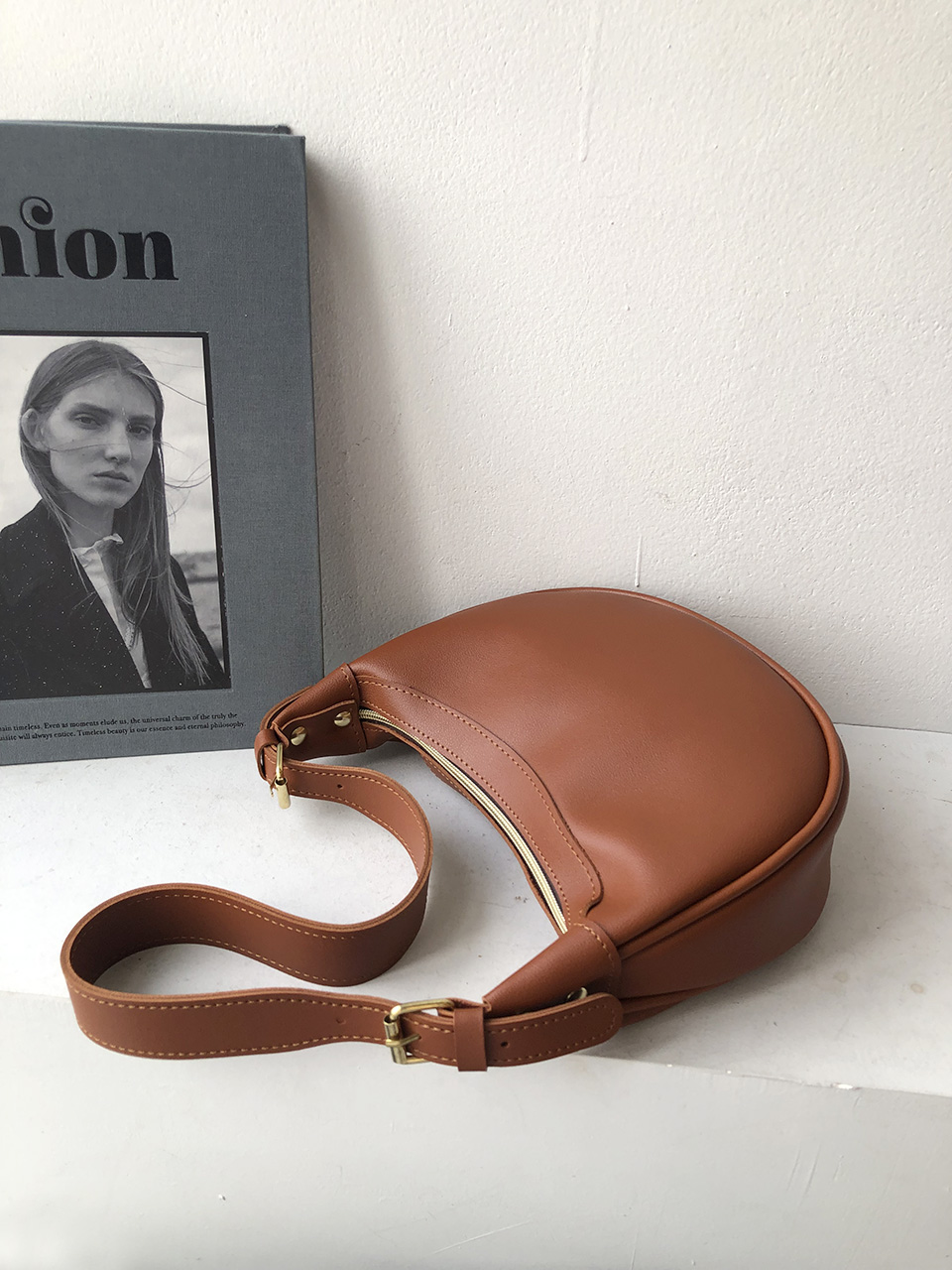 Two-strap mini shoulder bag