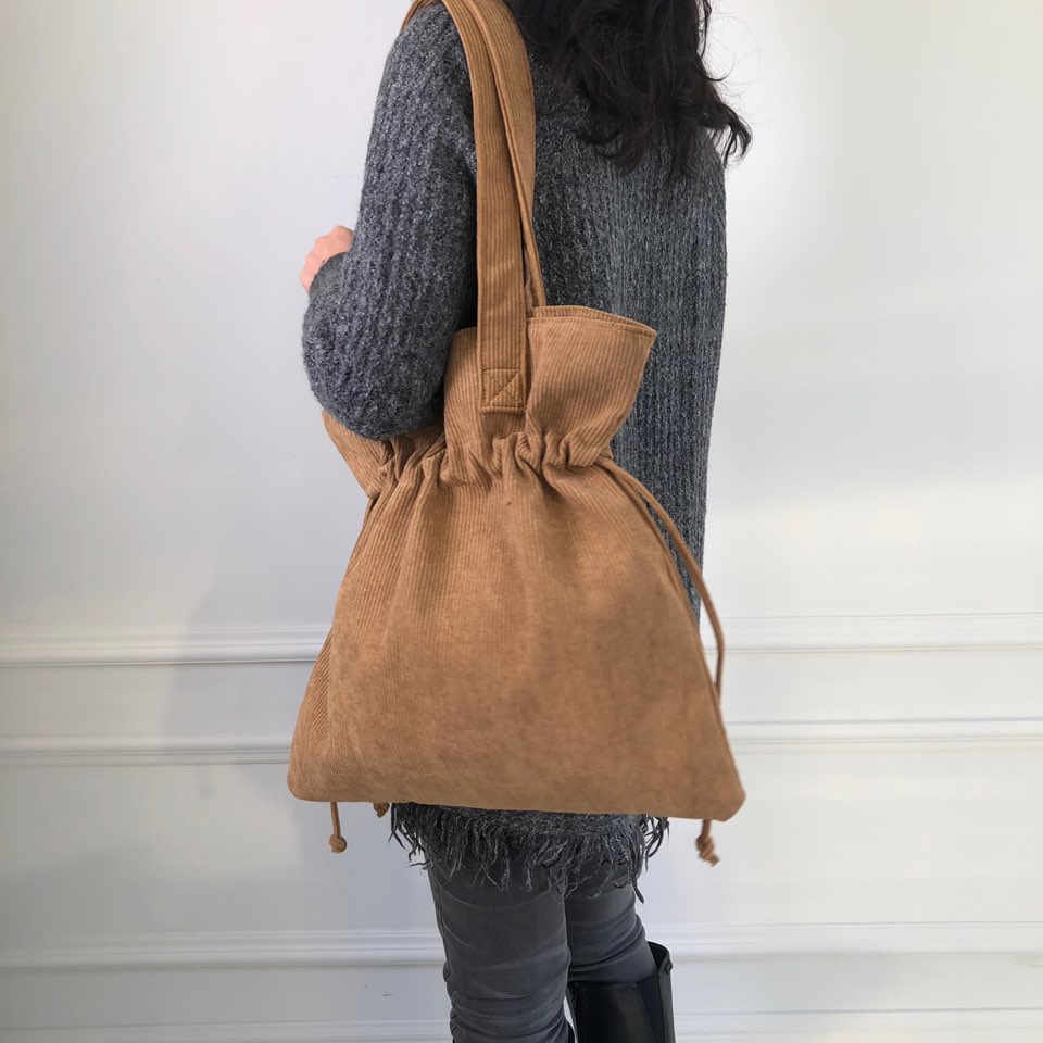 Corduroy Big Shoulder Eco Bag