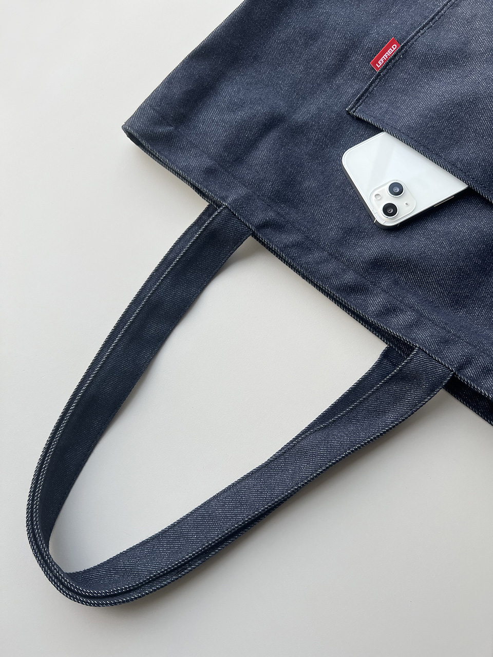 Denim Pocket Oversized Eco Bag