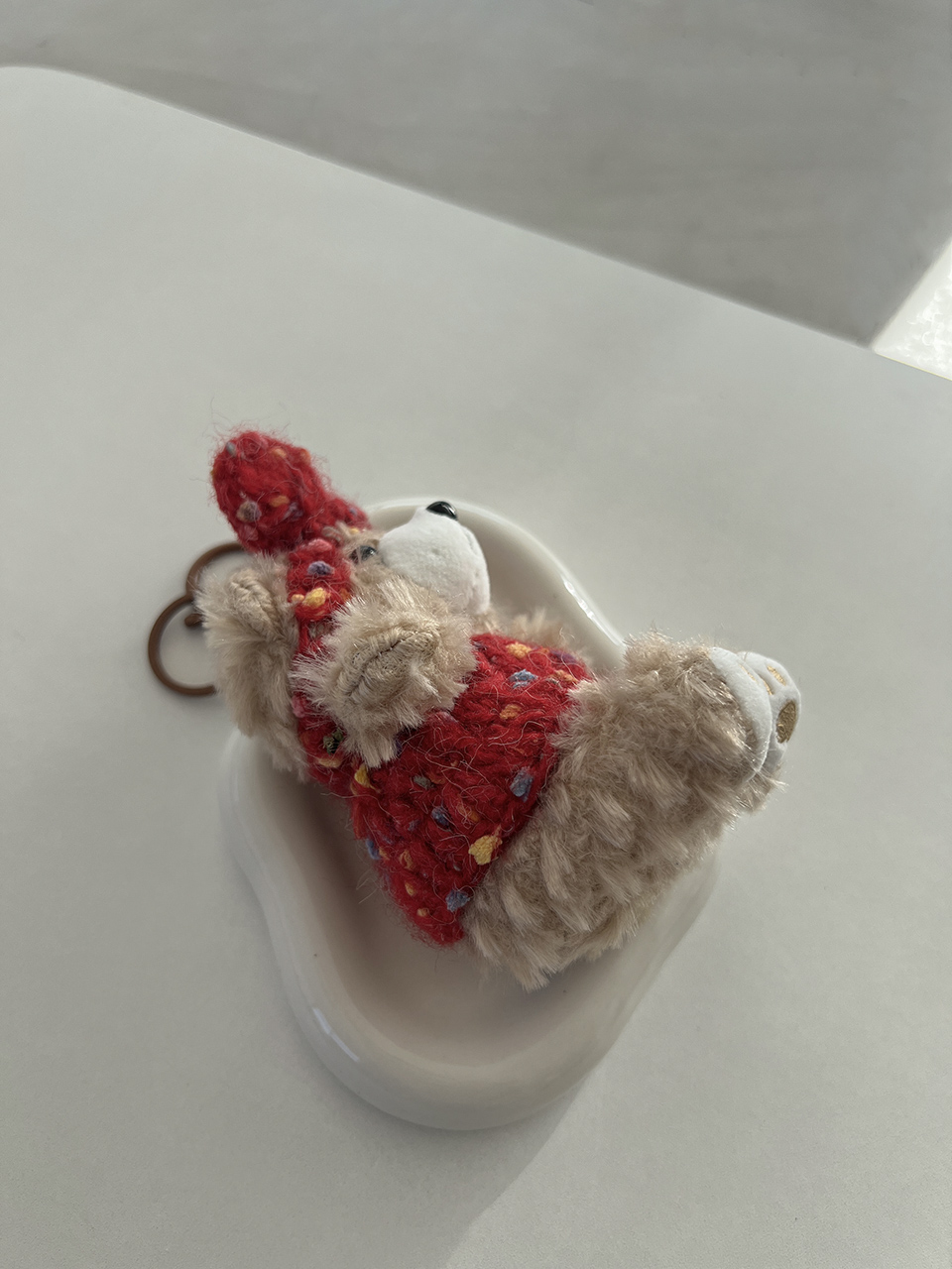Teddy bear doll charm