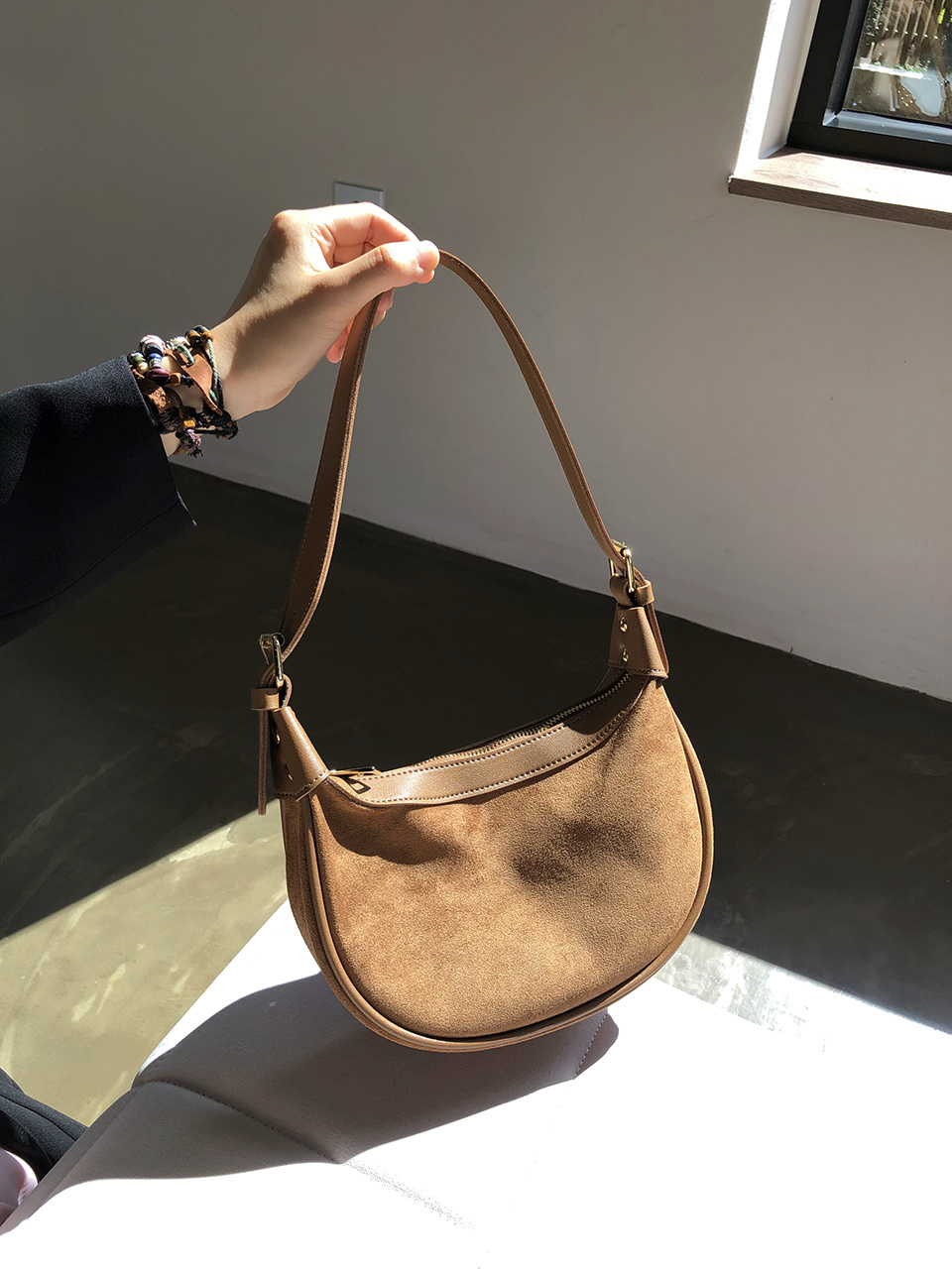 Suede Mini Shoulder Bag (5 colors)