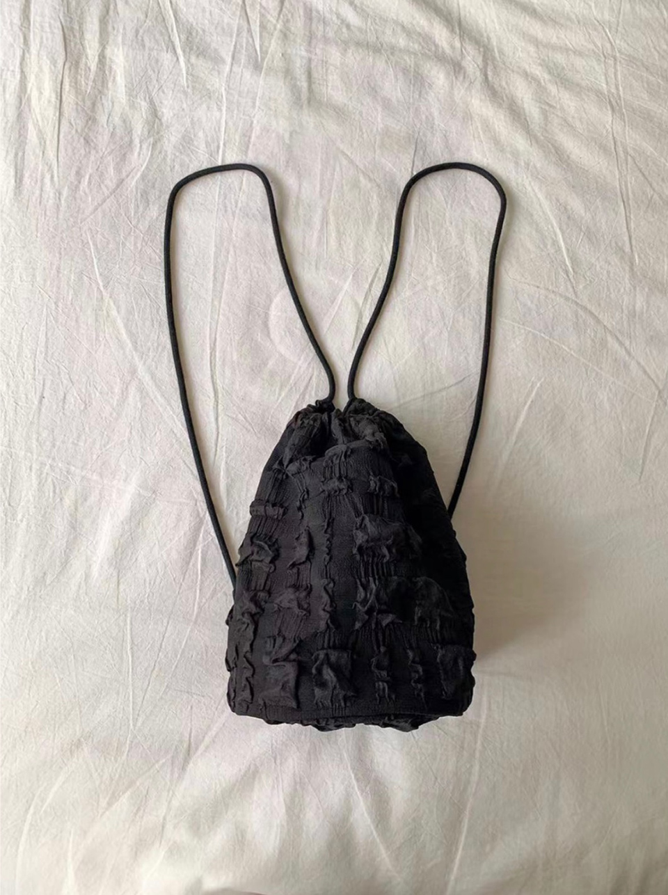 Bubble Lace Quilted Mini Backpack
