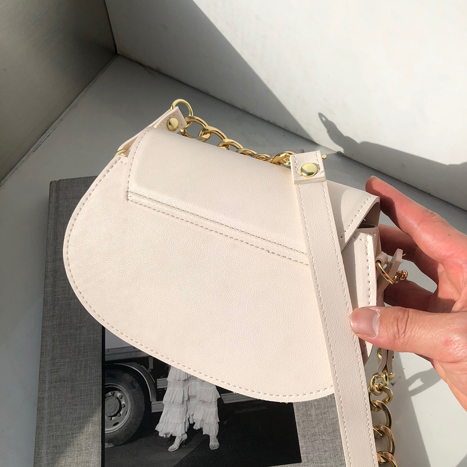 Soft chain mini shoulder bag (with cross strap)